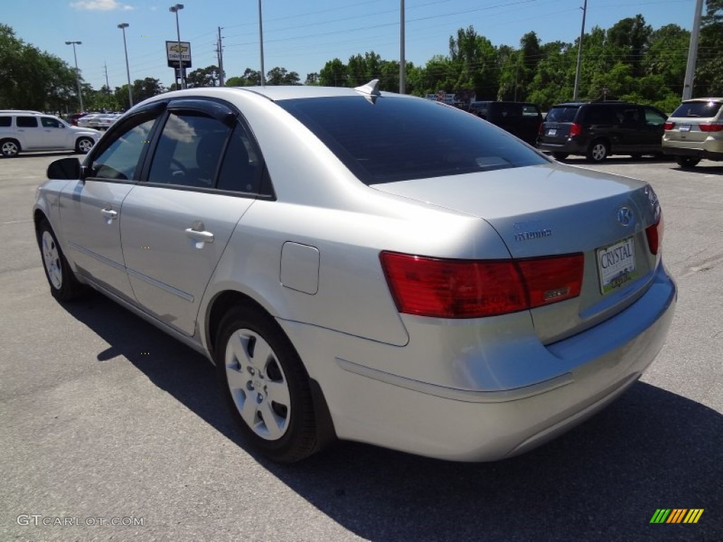 2009 Sonata GLS - Bright Silver / Gray photo #3