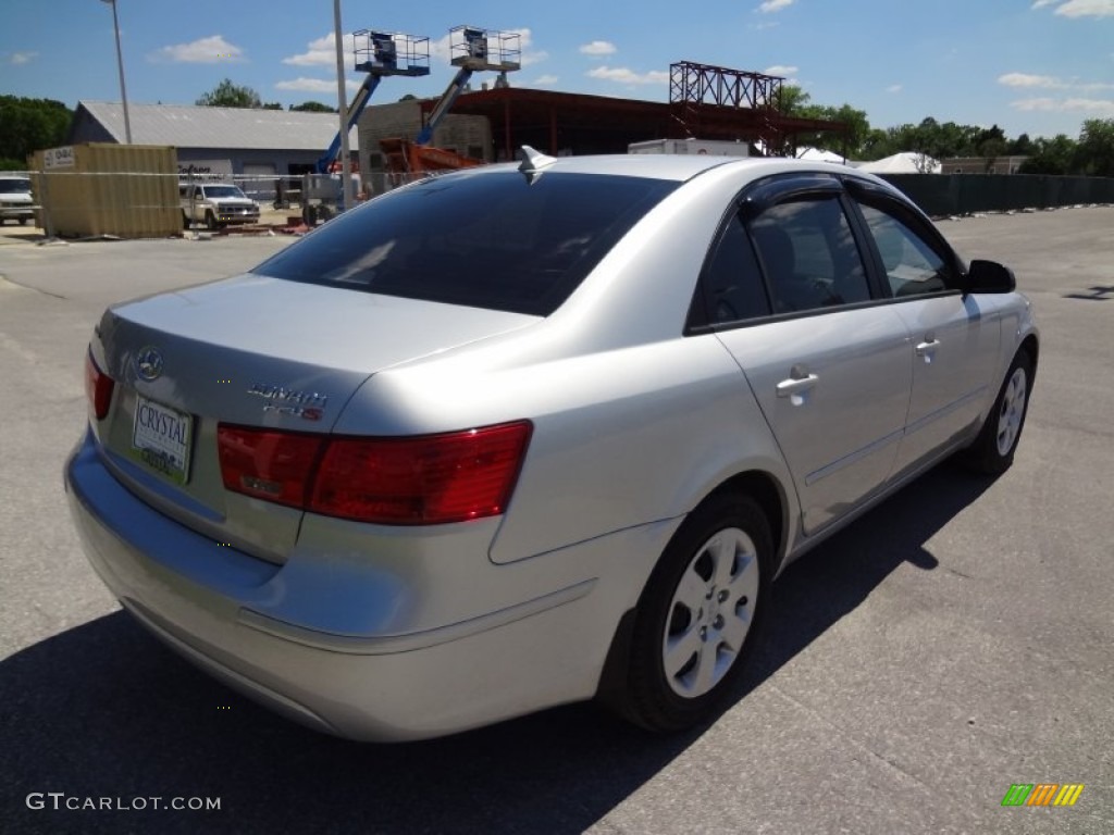 2009 Sonata GLS - Bright Silver / Gray photo #8
