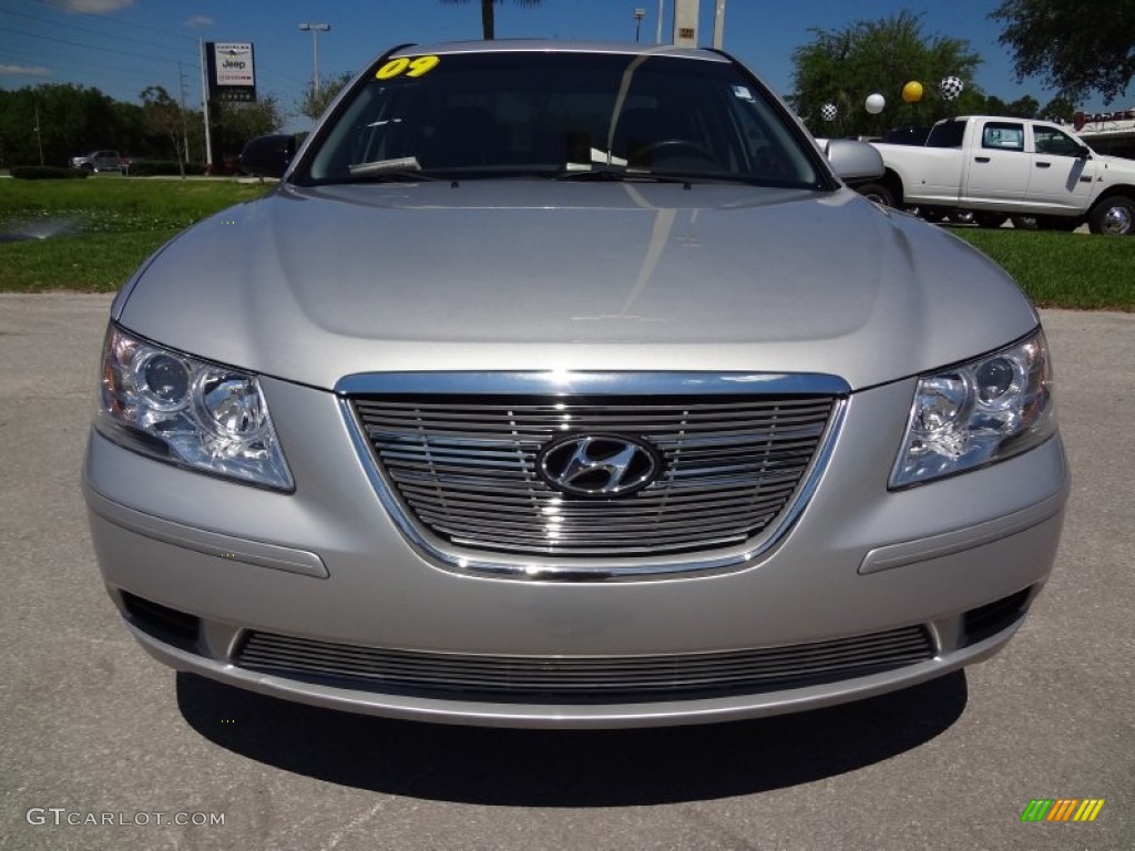 2009 Sonata GLS - Bright Silver / Gray photo #13