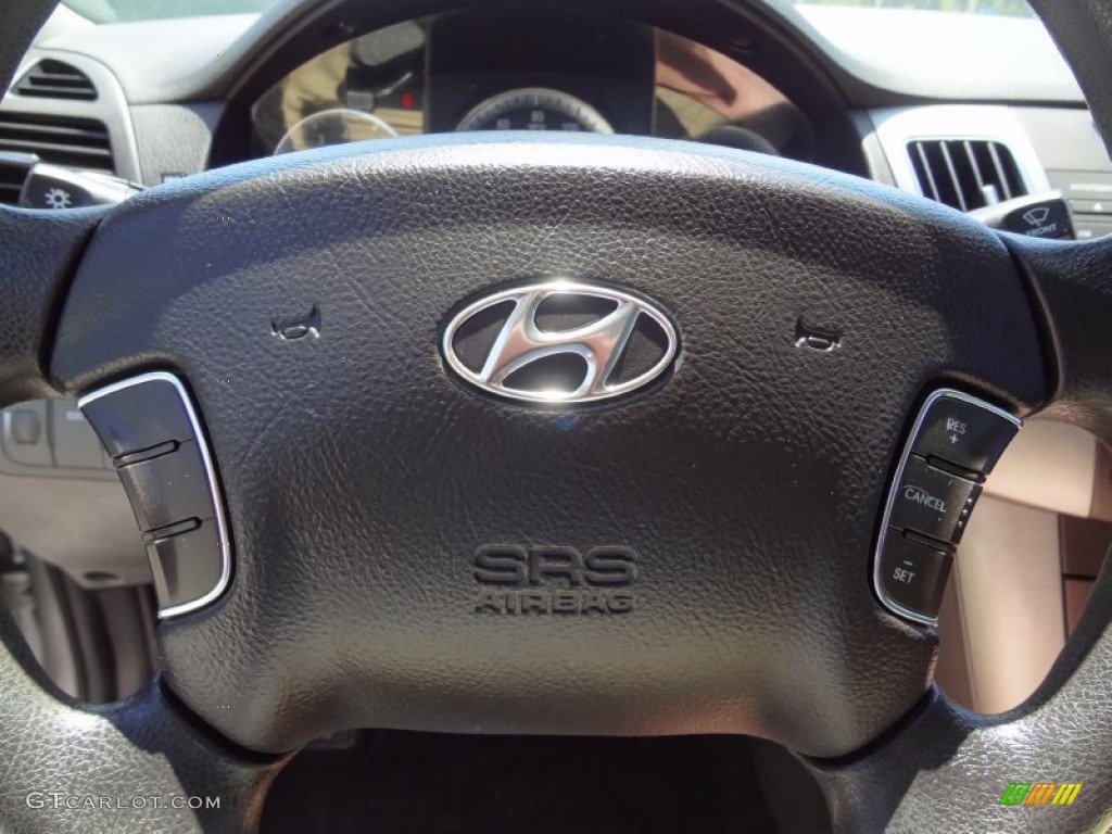 2009 Sonata GLS - Bright Silver / Gray photo #25