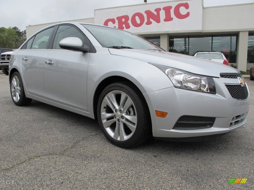 2011 Cruze LTZ - Silver Ice Metallic / Cocoa/Light Neutral Leather photo #1