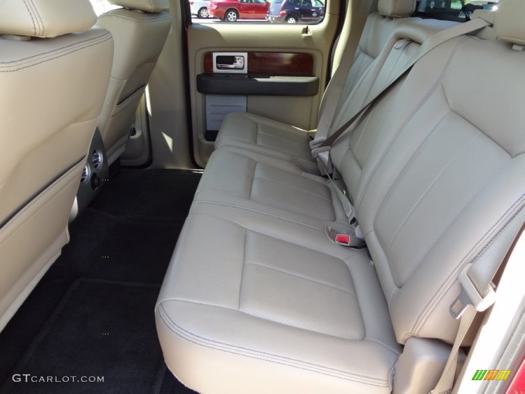 Camel/Tan Interior 2009 Ford F150 Lariat SuperCrew Photo #62967329