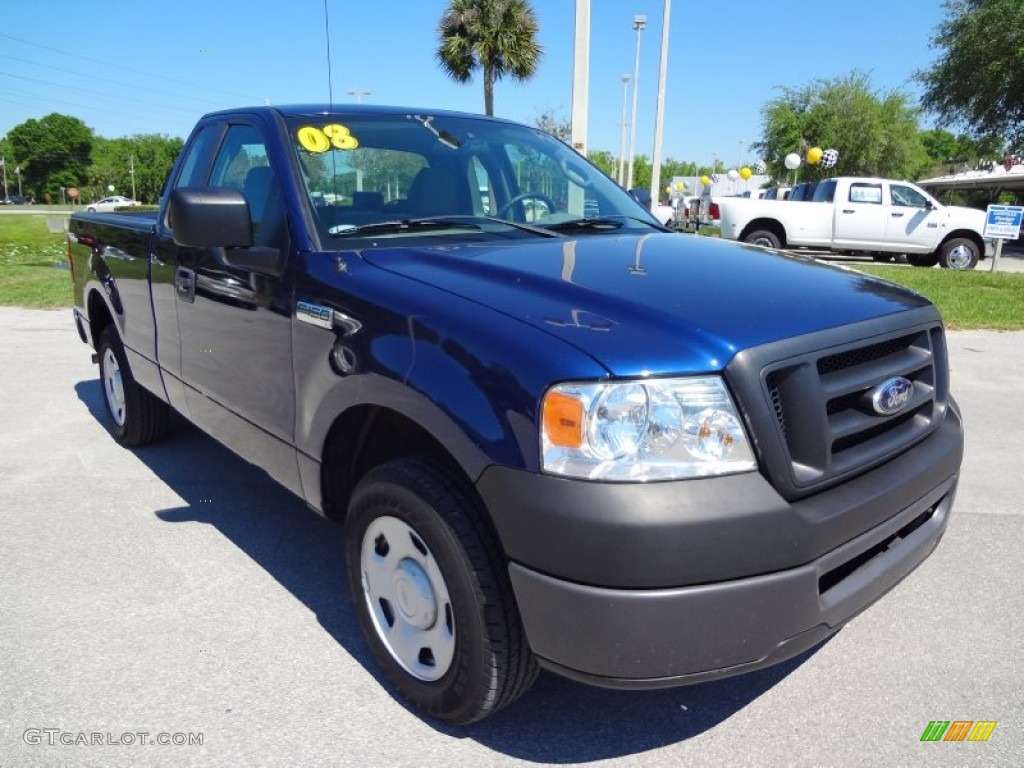 Dark Blue Pearl Metallic 2008 Ford F150 XL Regular Cab Exterior Photo #62967662