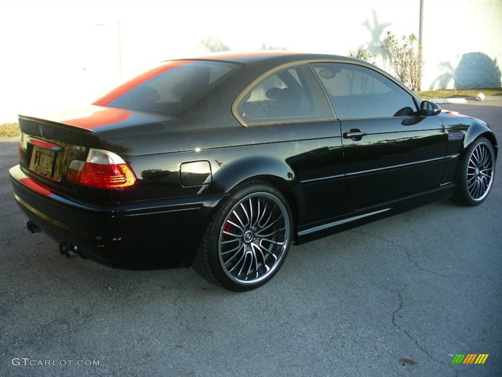 2002 M3 Coupe - Jet Black / Black photo #4