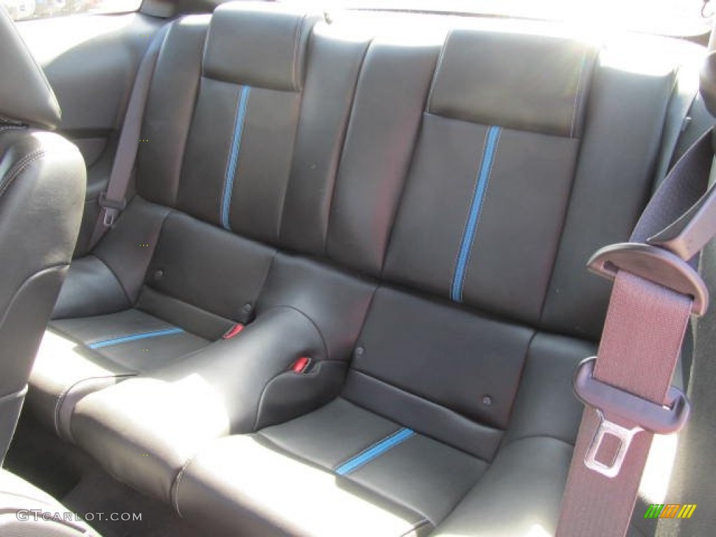 Charcoal Black/Grabber Blue Interior 2010 Ford Mustang GT Premium Coupe Photo #62968027