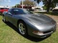 2004 Medium Spiral Gray Metallic Chevrolet Corvette Coupe  photo #9