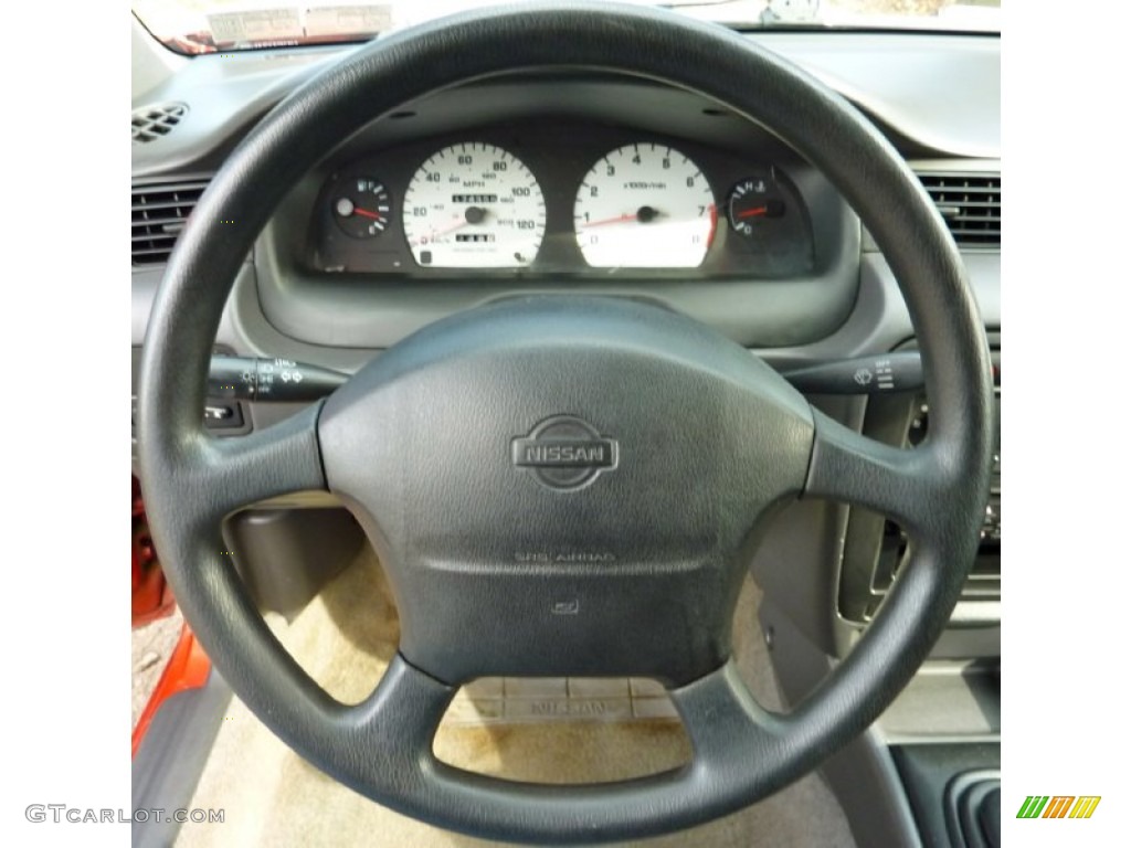 1998 Nissan 200SX SE Coupe Black Steering Wheel Photo #62969808