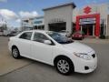 2010 Super White Toyota Corolla LE  photo #1