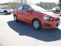 Inferno Orange Metallic - Sonic LT Sedan Photo No. 2