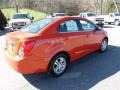 2012 Inferno Orange Metallic Chevrolet Sonic LT Sedan  photo #6