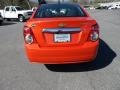 2012 Inferno Orange Metallic Chevrolet Sonic LT Sedan  photo #7