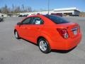 2012 Inferno Orange Metallic Chevrolet Sonic LT Sedan  photo #8