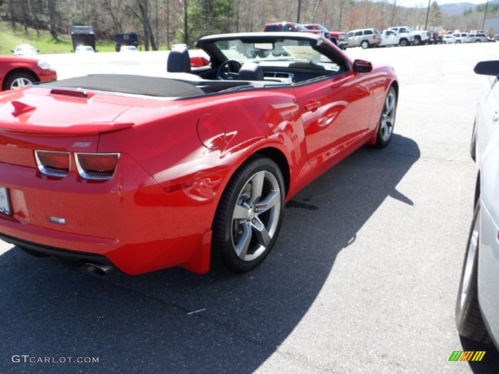 2012 Camaro SS/RS Convertible - Victory Red / Black photo #25
