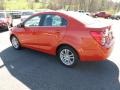2012 Inferno Orange Metallic Chevrolet Sonic LT Sedan  photo #7