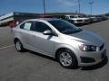 2012 Silver Ice Metallic Chevrolet Sonic LT Sedan  photo #2