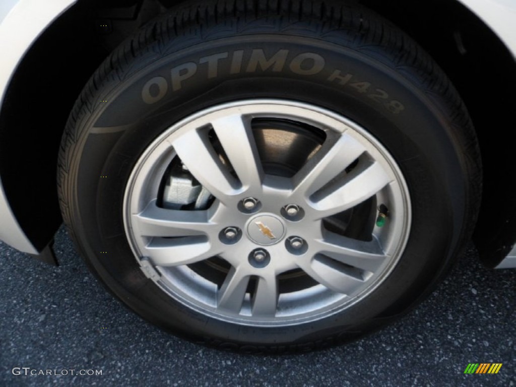 2012 Sonic LT Sedan - Silver Ice Metallic / Jet Black/Dark Titanium photo #6