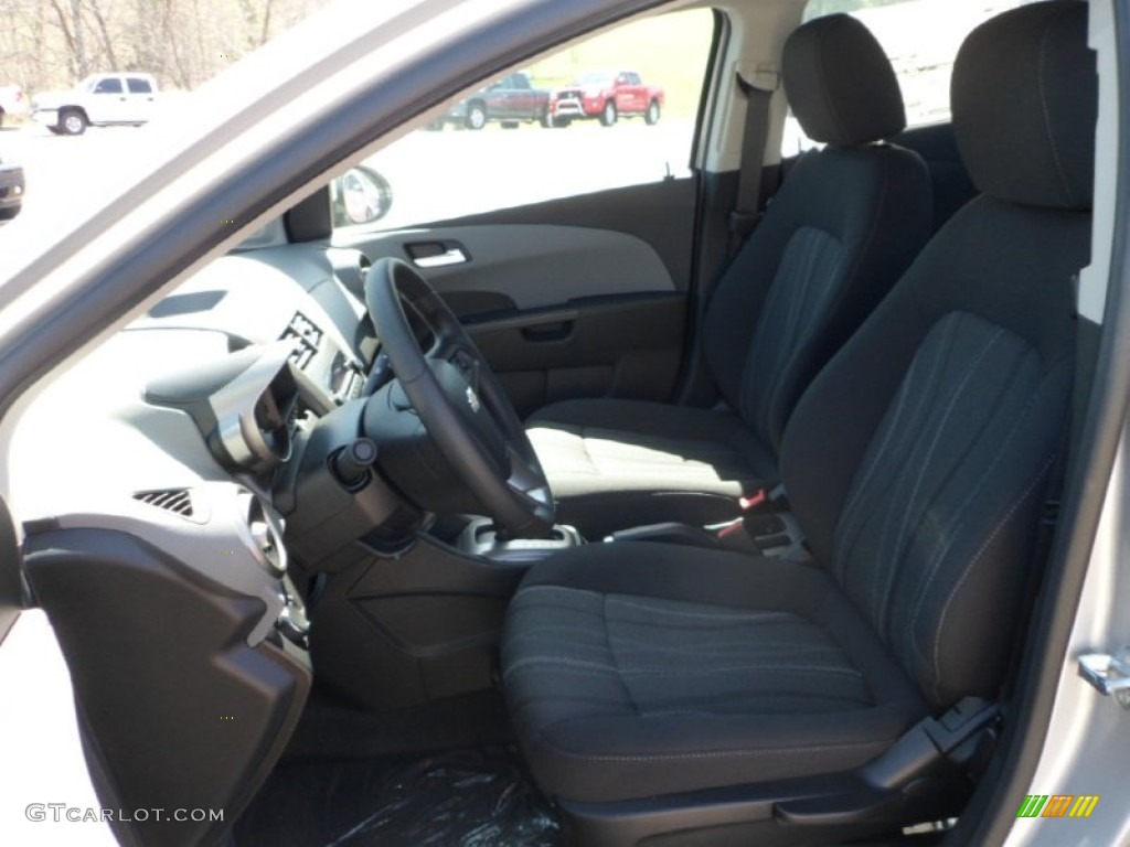 2012 Sonic LT Sedan - Silver Ice Metallic / Jet Black/Dark Titanium photo #19