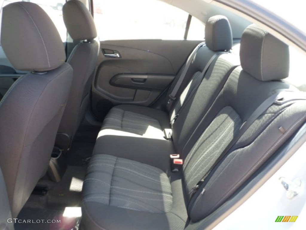 2012 Sonic LT Sedan - Silver Ice Metallic / Jet Black/Dark Titanium photo #20