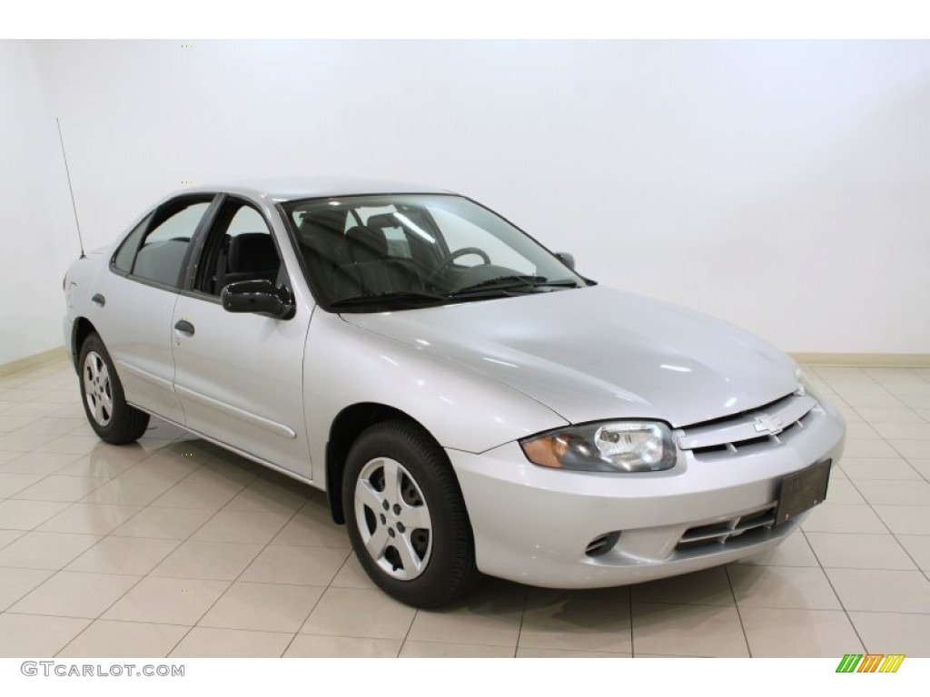 2003 Cavalier LS Sedan - Ultra Silver Metallic / Graphite Gray photo #1