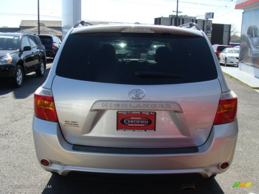 2010 Highlander V6 4WD - Classic Silver Metallic / Ash photo #5