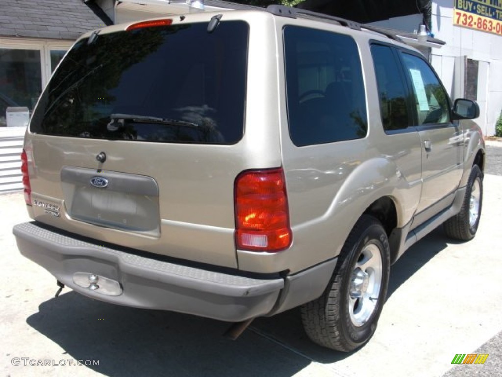 2003 Explorer Sport XLT 4x4 - Harvest Gold Metallic / Medium Parchment Beige photo #7