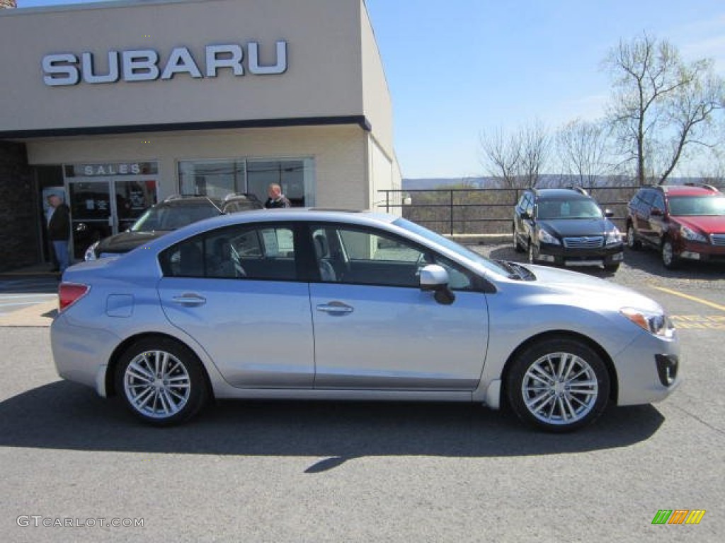 2012 Impreza 2.0i Limited 4 Door - Ice Silver Metallic / Black photo #8