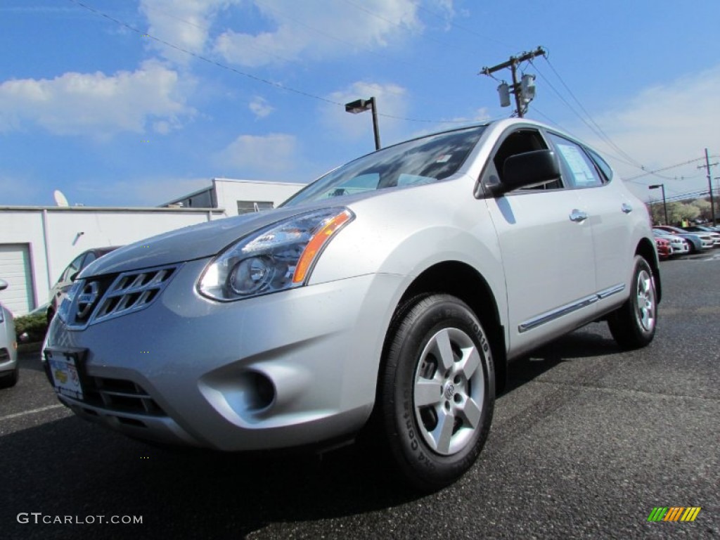 2011 Rogue S AWD - Silver Ice Metallic / Black photo #1
