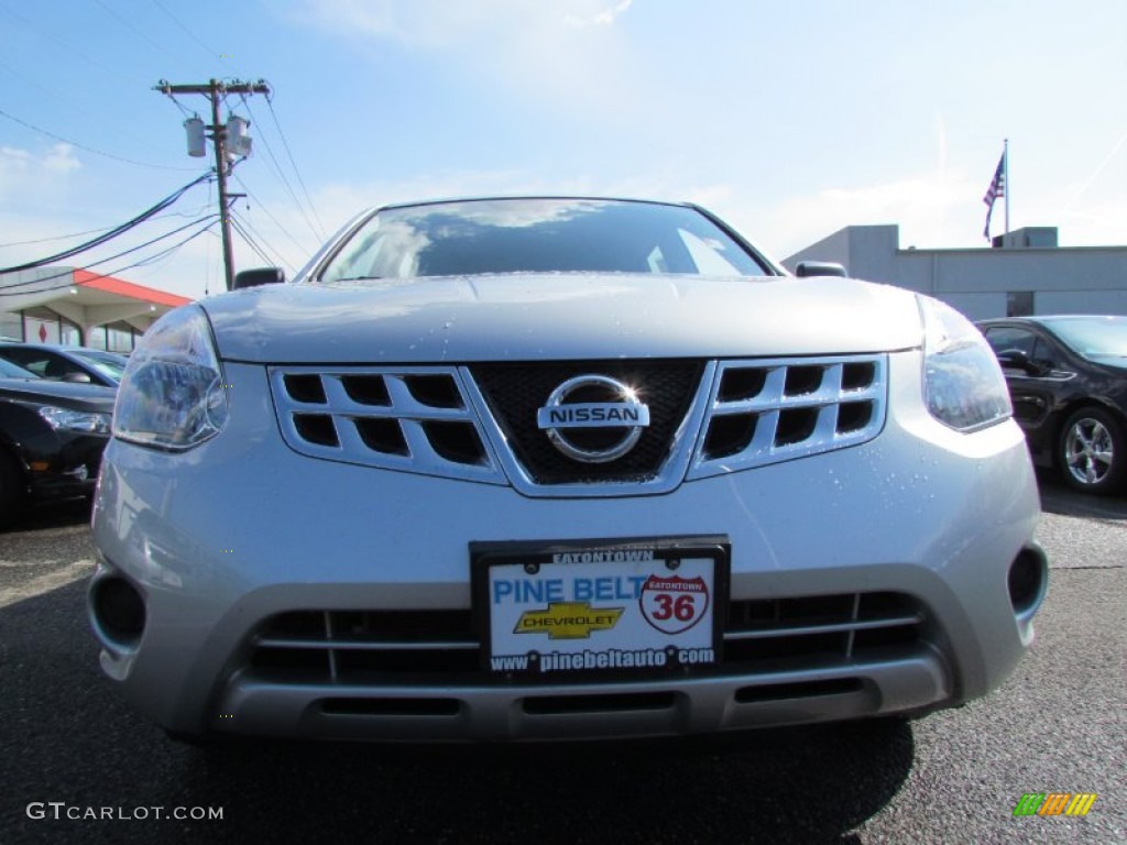 2011 Rogue S AWD - Silver Ice Metallic / Black photo #2