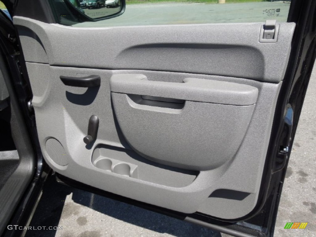 2012 Silverado 1500 Work Truck Regular Cab - Black Granite Metallic / Dark Titanium photo #20