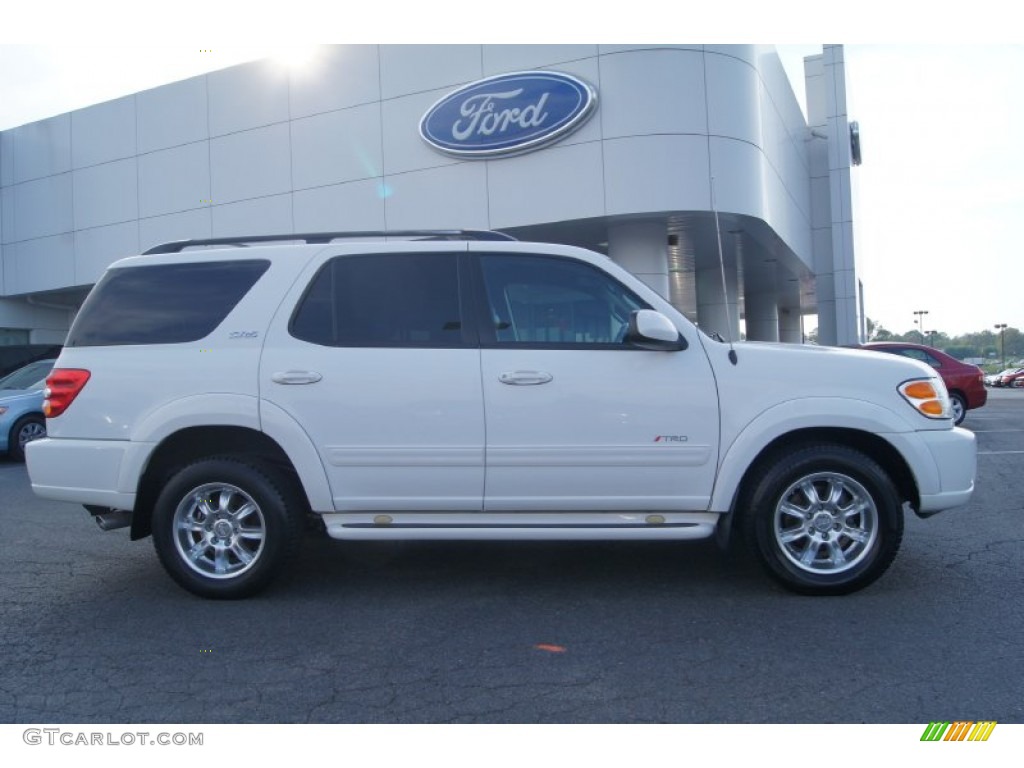 Natural White Toyota Sequoia