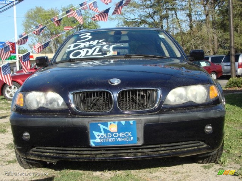 2003 3 Series 325i Sedan - Orient Blue Metallic / Natural Brown photo #5