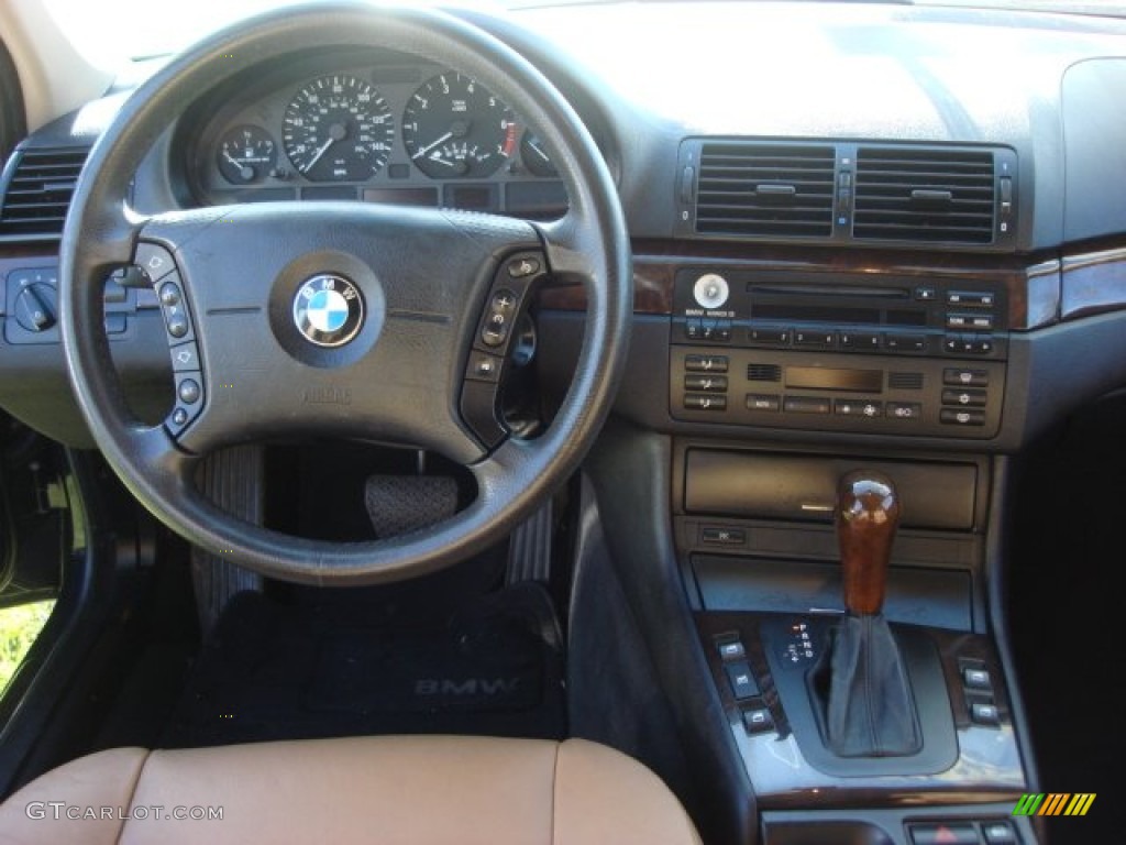 2003 3 Series 325i Sedan - Orient Blue Metallic / Natural Brown photo #8