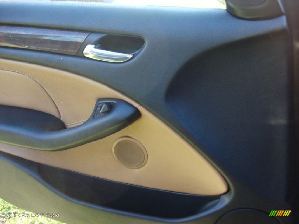 2003 3 Series 325i Sedan - Orient Blue Metallic / Natural Brown photo #11