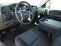 Ebony 2012 Chevrolet Silverado 2500HD LT Extended Cab 4x4 Interior Color