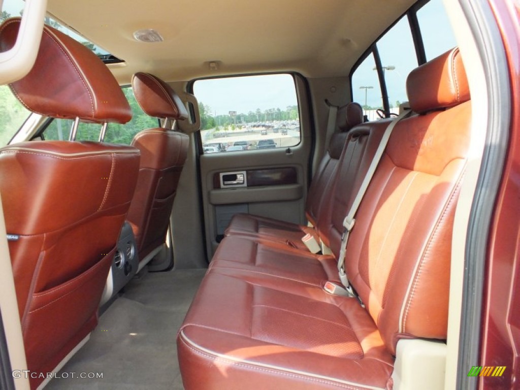Chaparral Leather/Camel Interior 2009 Ford F150 King Ranch SuperCrew 4x4 Photo #62980166