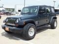 2007 Steel Blue Metallic Jeep Wrangler Unlimited X  photo #9