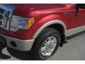 2009 Razor Red Metallic Ford F150 Lariat SuperCab 4x4  photo #45