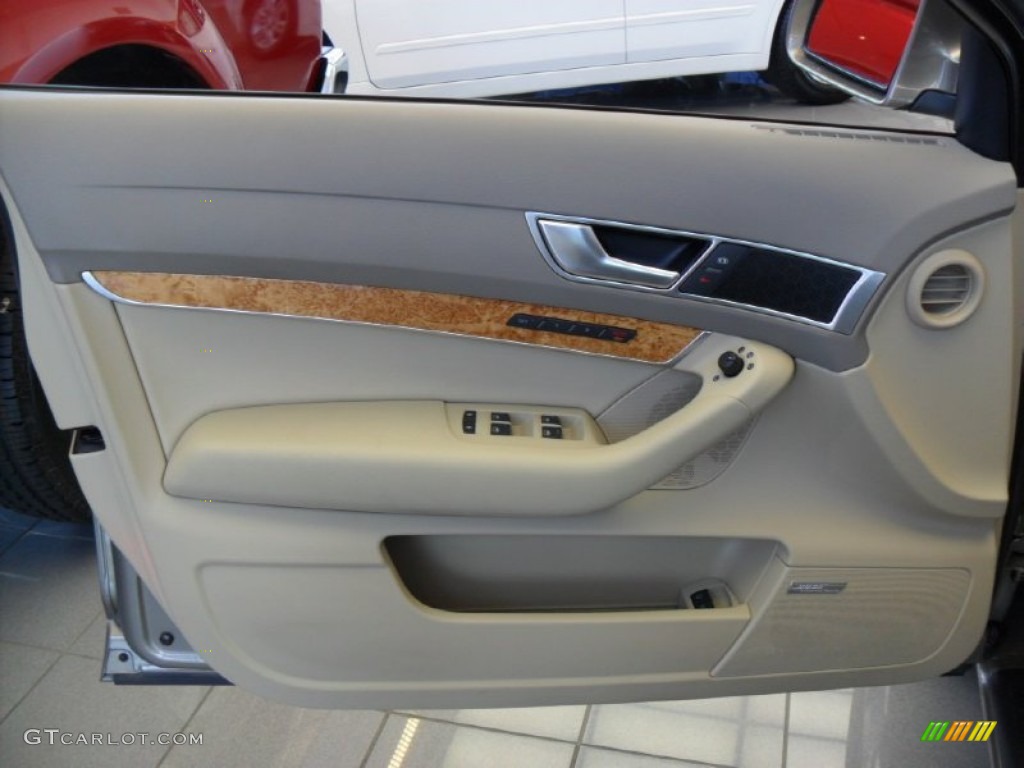 2006 Audi A6 3.2 quattro Avant Beige Door Panel Photo #62982722
