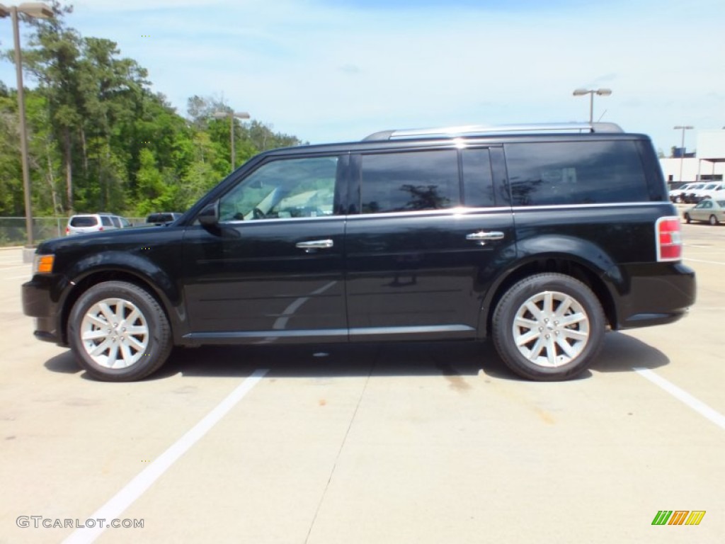 2012 Flex SEL - Tuxedo Black Metallic / Medium Light Stone photo #8