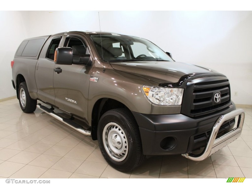 2010 Tundra Double Cab 4x4 - Pyrite Brown Mica / Graphite Gray photo #1