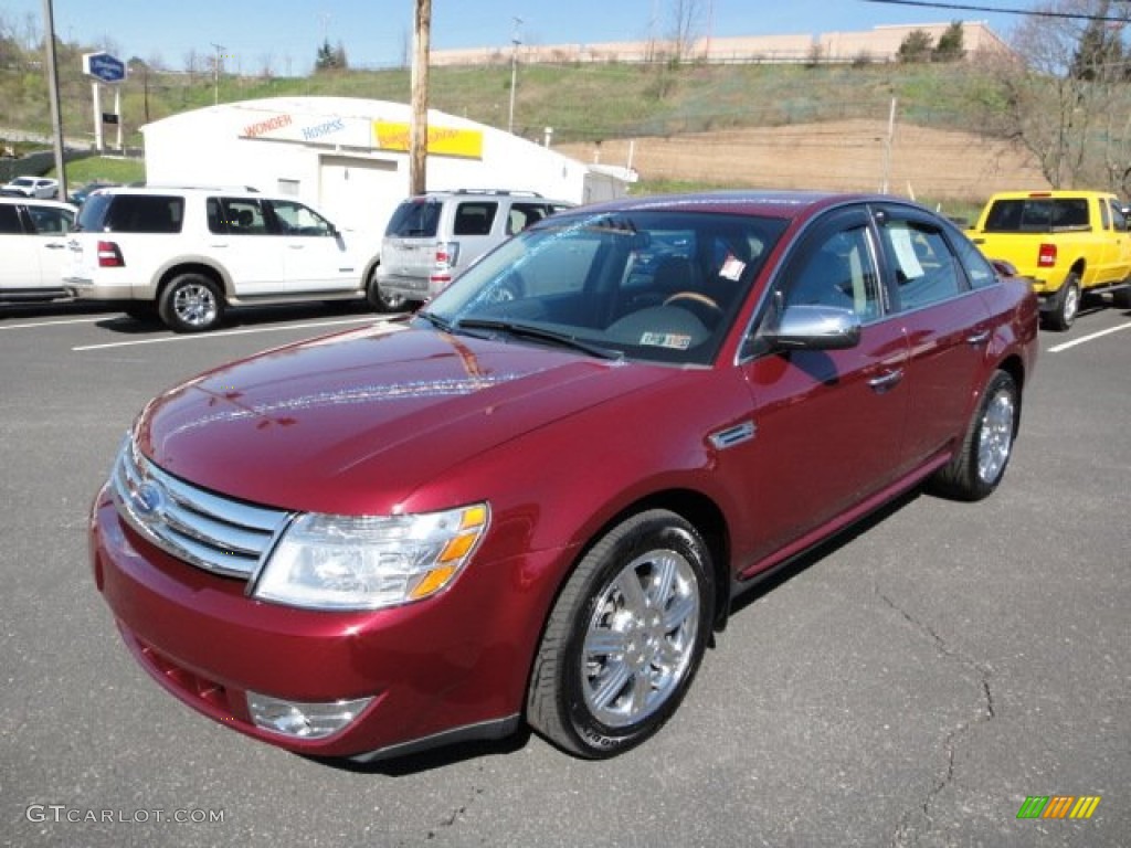 Merlot Metallic 2008 Ford Taurus Limited AWD Exterior Photo #62984423