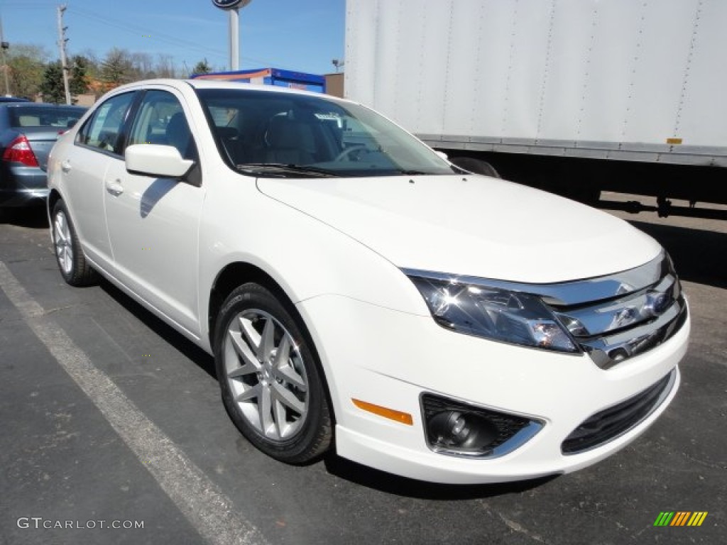 White Suede 2012 Ford Fusion SEL Exterior Photo #62984513