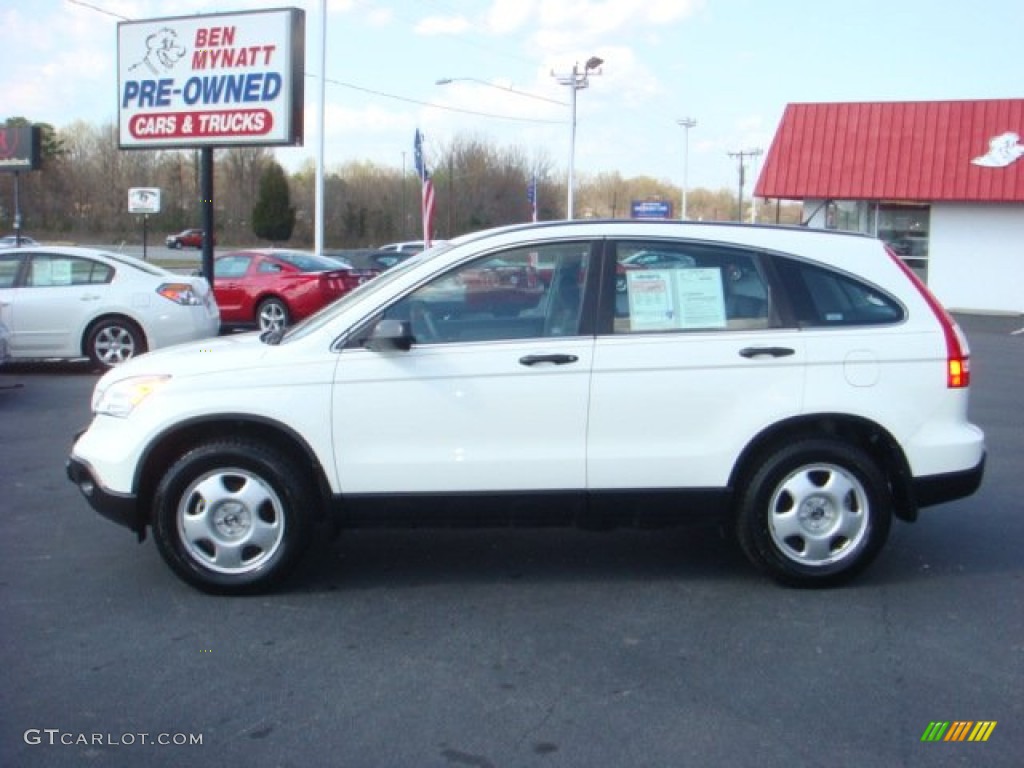 2009 CR-V LX - Taffeta White / Gray photo #2