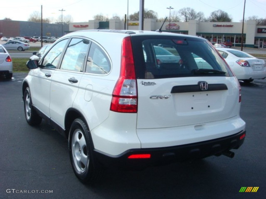 2009 CR-V LX - Taffeta White / Gray photo #3