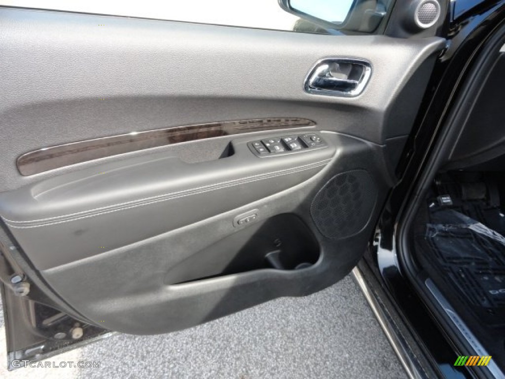 2012 Dodge Durango Citadel AWD Black Door Panel Photo #62985695
