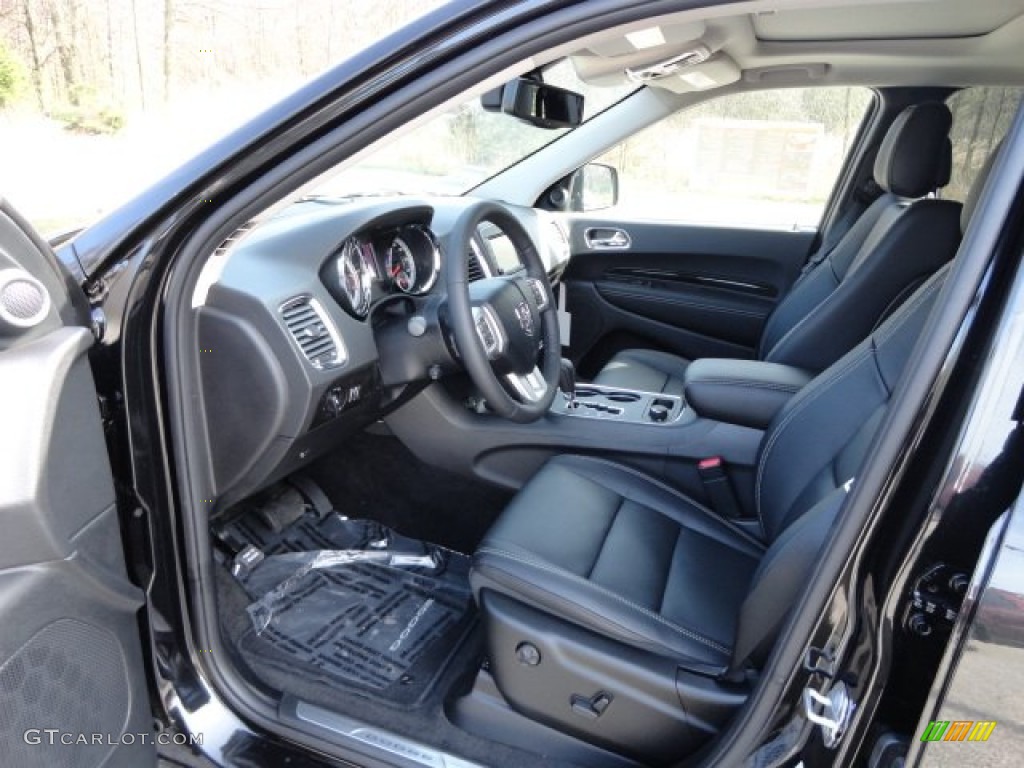 Black Interior 2012 Dodge Durango Citadel AWD Photo #62985704