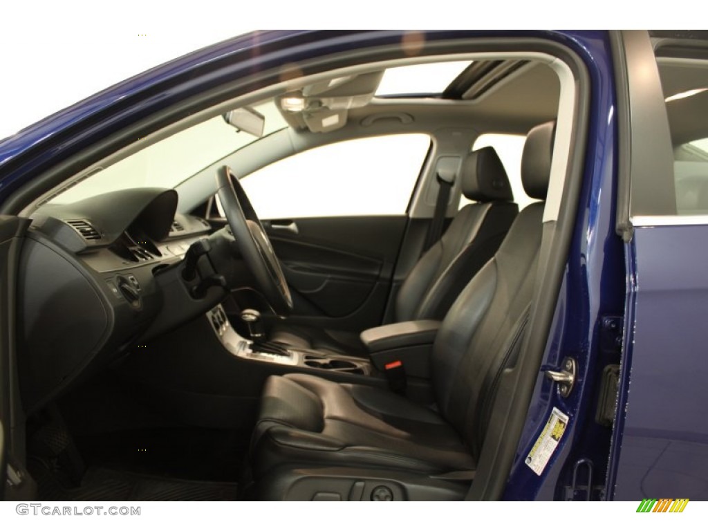2009 Passat Komfort Sedan - Cobalt Blue Metallic / Deep Black photo #6