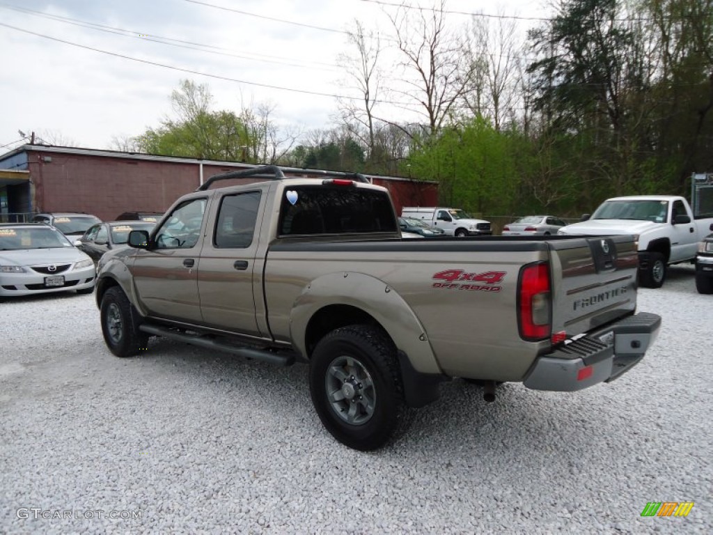 Granite Metallic 2003 Nissan Frontier XE V6 Crew Cab 4x4 Exterior Photo #62987135