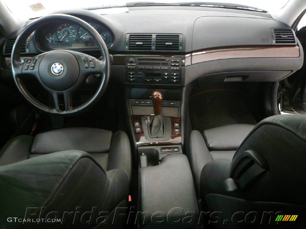 2004 3 Series 325i Coupe - Jet Black / Black photo #15