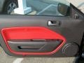 2005 Ford Mustang Red Leather Interior Door Panel Photo